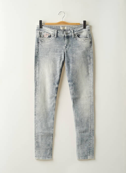 Jeans coupe slim gris PEPE JEANS pour femme