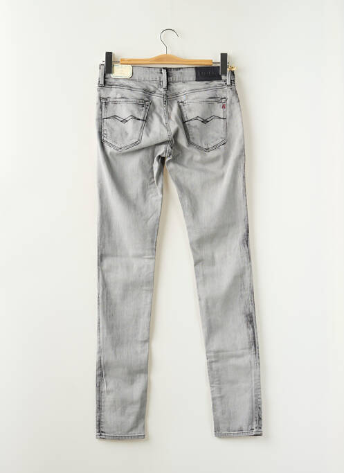Jeans coupe slim gris REPLAY pour femme