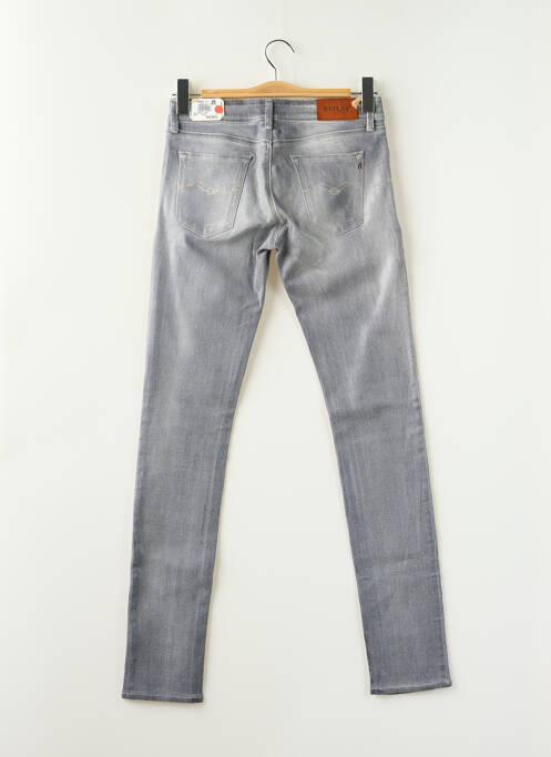 Jeans coupe slim gris REPLAY pour femme