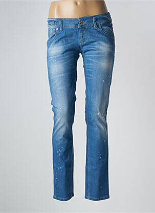 Jeans coupe slim slim taille basse bleu FREESOUL femme