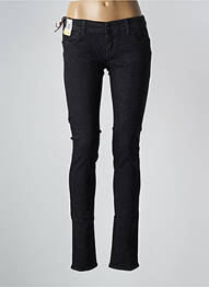 Jeans coupe slim taille basse taille basse noir MELTIN'POT femme