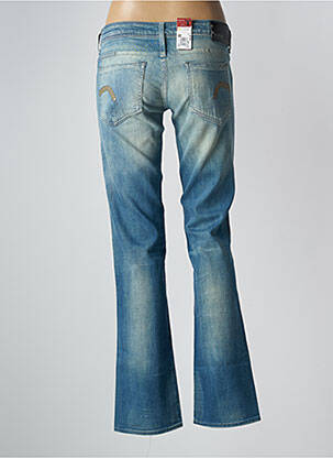 Jeans coupe droite stretch taille basse bleu G STAR femme