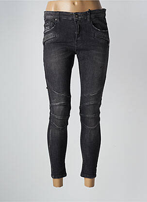 Jeans skinny taille normale taille normale gris UNIQUE femme