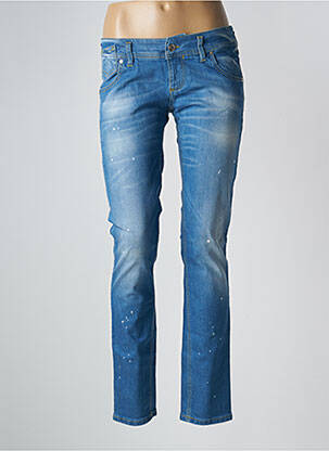Jeans coupe slim bleu FREESOUL pour femme