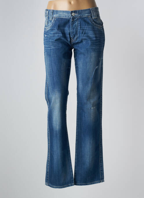 Jeans coupe droite bleu TEDDY SMITH pour homme