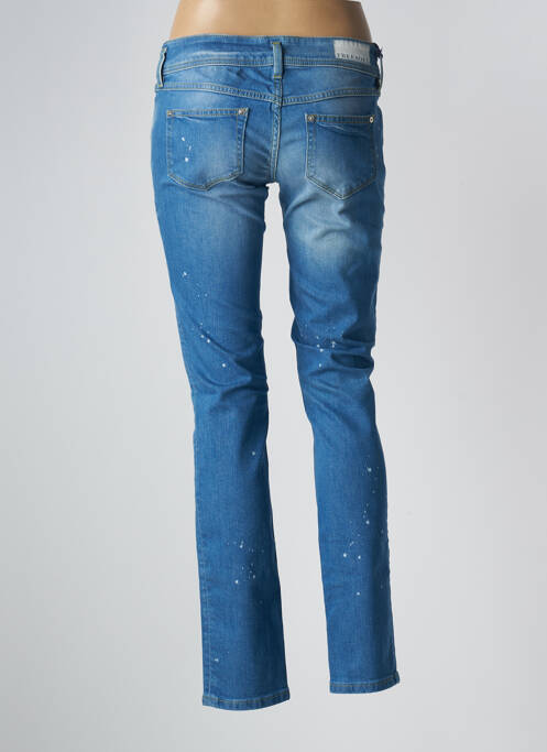 Jeans coupe slim bleu FREESOUL femme