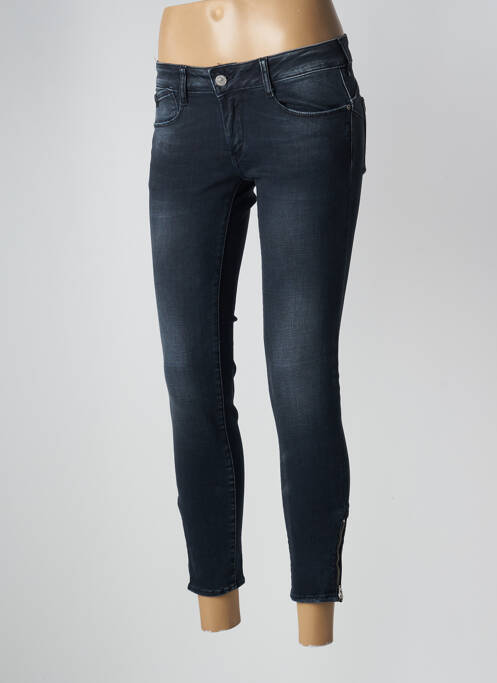 Jeans coupe slim gris LE TEMPS DES CERISES pour femme