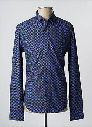 Chemise manches longues imprimé fantaisie bleu SCOTCH & SODA homme