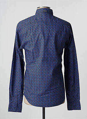 Chemise manches longues manches longues bleu SCOTCH & SODA homme