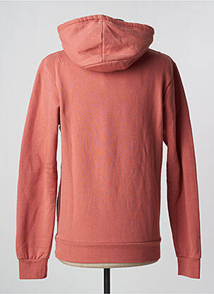 Sweat-shirt à capuche broderie manches longues orange SCOTCH & SODA homme