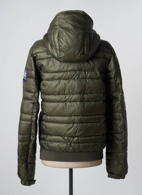Doudoune manches longues a capuche vert SCOTCH & SODA homme