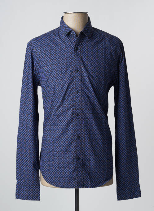 Chemise manches longues imprimé fantaisie bleu SCOTCH & SODA homme