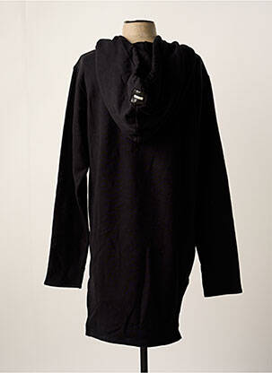 Robe mi-longue manches longues manches longues noir OCTOBRE NOIR femme