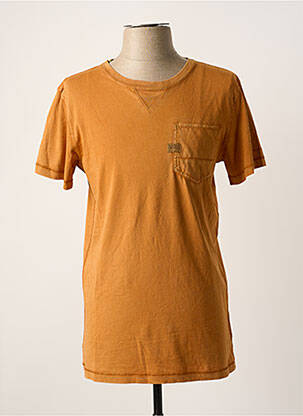 T-shirt coupe droite manches courtes orange G STAR homme