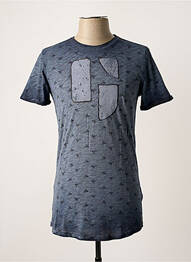 T-shirt tissage jersey manches courtes bleu GARCIA garcon