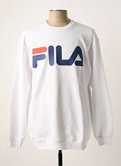 Sweat-shirt blanc FILA pour homme seconde vue