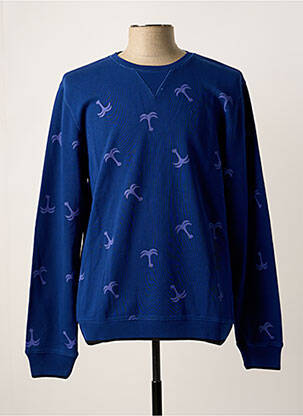 Sweat-shirt bleu SCOTCH & SODA pour homme