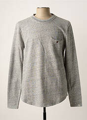 Sweat-shirt gris TWO ANGLE pour homme seconde vue