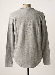 Sweat-shirt gris TWO ANGLE pour homme seconde vue