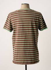 T-shirt marron SCOTCH & SODA pour homme seconde vue