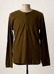 T-shirt vert SCOTCH & SODA pour homme seconde vue