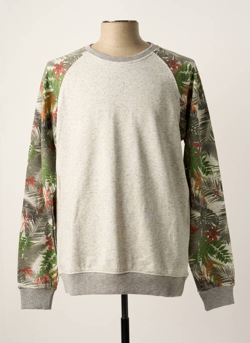 Sweat-shirt gris TEDDY SMITH pour homme