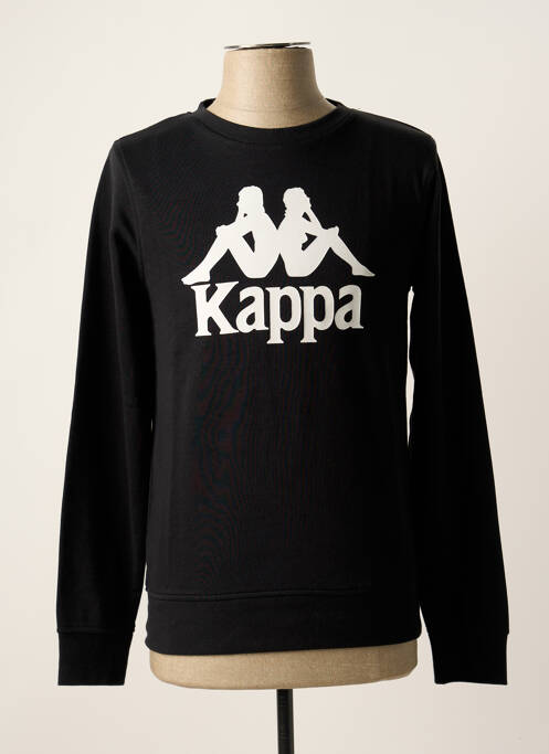 Sweat-shirt noir KAPPA pour homme