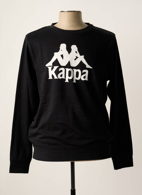 Sweat-shirt noir KAPPA pour homme