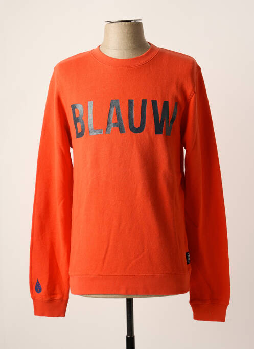 Sweat-shirt orange SCOTCH & SODA pour homme