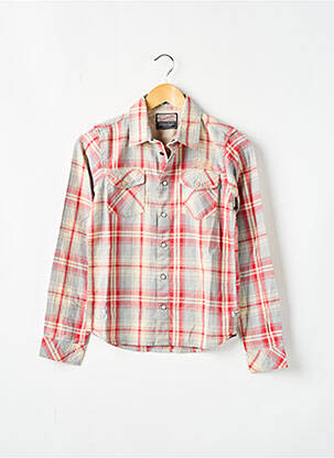 Chemise manches longues manches longues rouge PETROL INDUSTRIES garçon