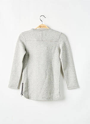 Sweat-shirt broderie manches longues gris GARCIA fille
