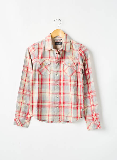 Chemise manches longues manches longues rouge PETROL INDUSTRIES garcon