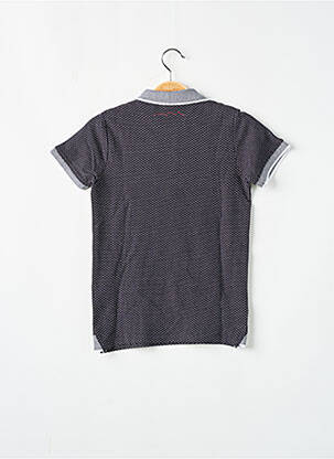 Polo imprimé fantaisie manches courtes bleu TEDDY SMITH garcon