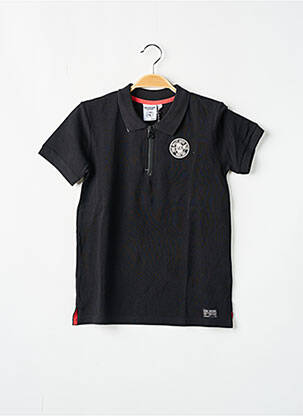 Polo coupe droite manches courtes noir REDSKINS garcon