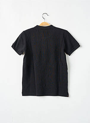Polo coupe droite manches courtes noir REDSKINS garcon