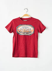 T-shirt rouge PETROL INDUSTRIES pour garçon seconde vue