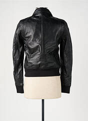 Veste en cuir noir OAKWOOD pour femme seconde vue