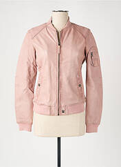 Veste en cuir rose OAKWOOD pour femme seconde vue