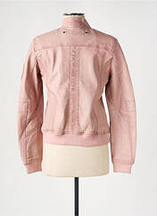 Veste en cuir rose OAKWOOD pour femme seconde vue