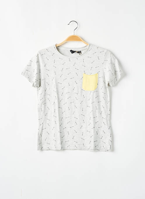 T-shirt coupe droite manches courtes gris LE TEMPS DES CERISES garcon