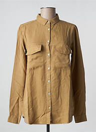 Chemisier poches poitrine manches longues beige DN.SIXTY SEVEN femme