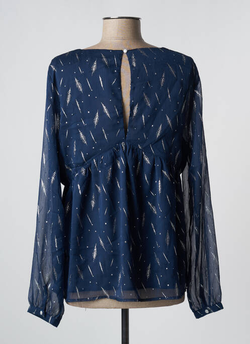 Blouse bleu GRACE & MILA pour femme