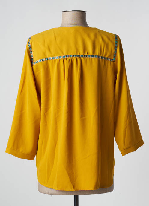 Blouse jaune EMA BLUE'S pour femme