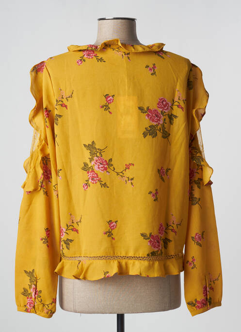Blouse jaune GRACE & MILA pour femme