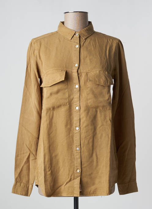 Chemisier poches poitrine manches longues beige DN.SIXTY SEVEN femme