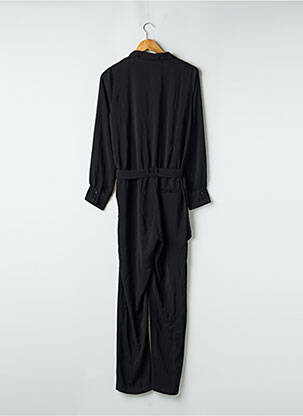 Combi-pantalon poches manches longues noir GRACE & MILA femme
