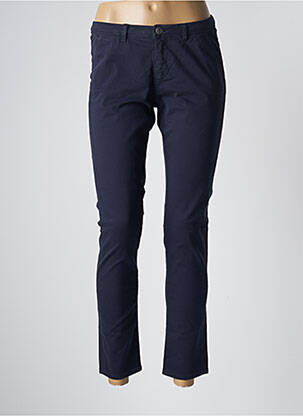 Pantalon chino taille basse taille basse bleu SCHOOL RAG femme