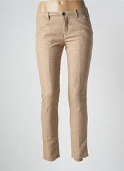 Pantalon slim beige REIKO pour femme seconde vue