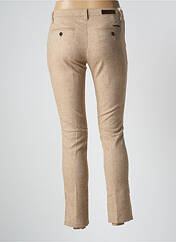 Pantalon slim beige REIKO pour femme seconde vue