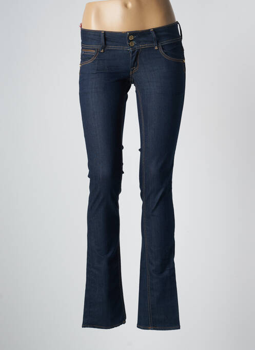 Jeans coupe slim tissage brut bleu LE TEMPS DES CERISES femme